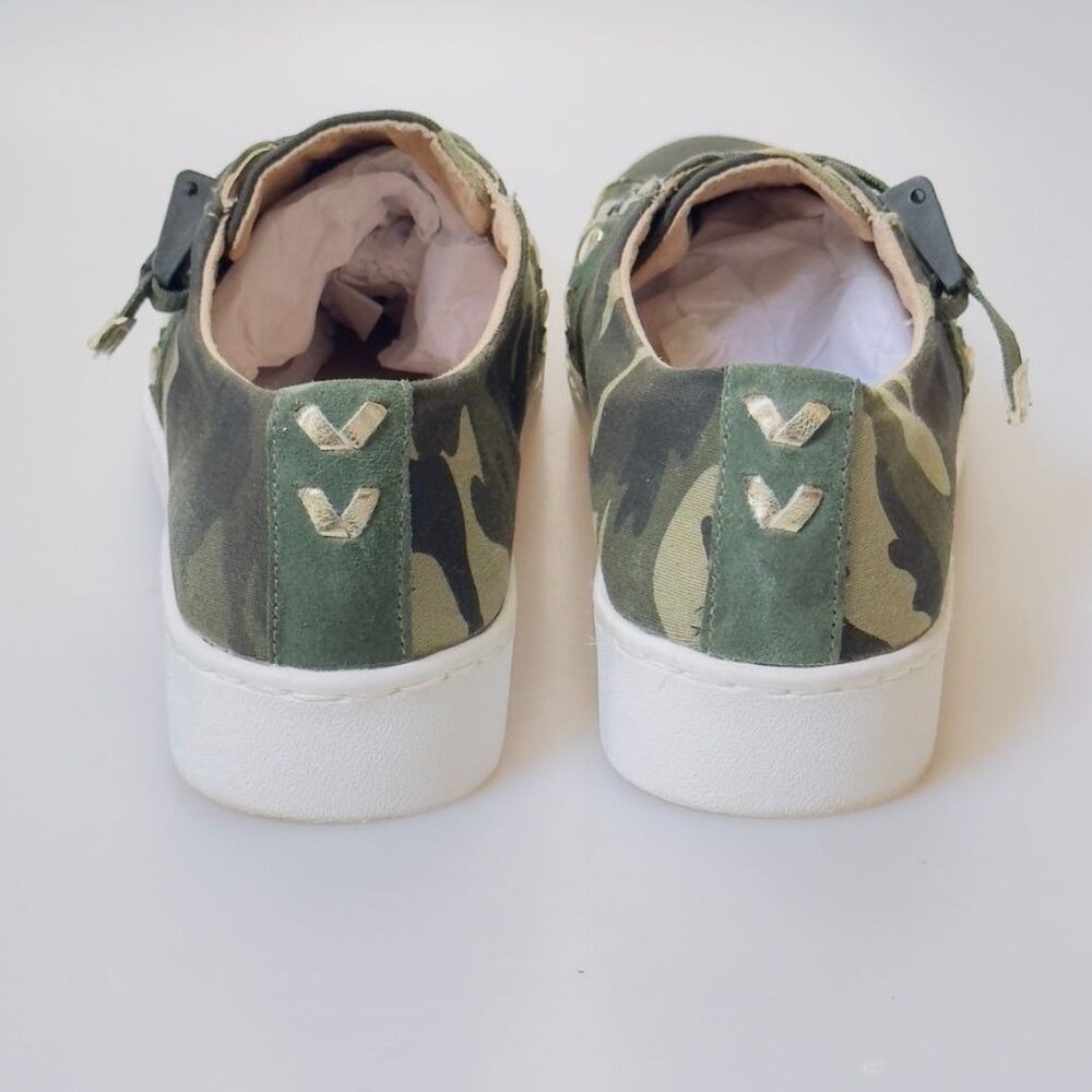 JACK ROGERS Womens Canvas Sneaker Athletic Shoes Slip-On Green Camouflage Size 8 - Picture 4 of 12